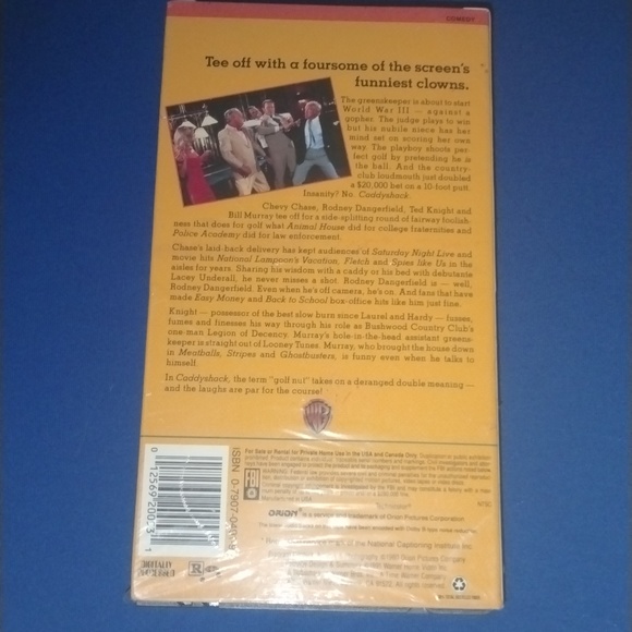 Caddy Shack Vhs - Picture 2 of 4